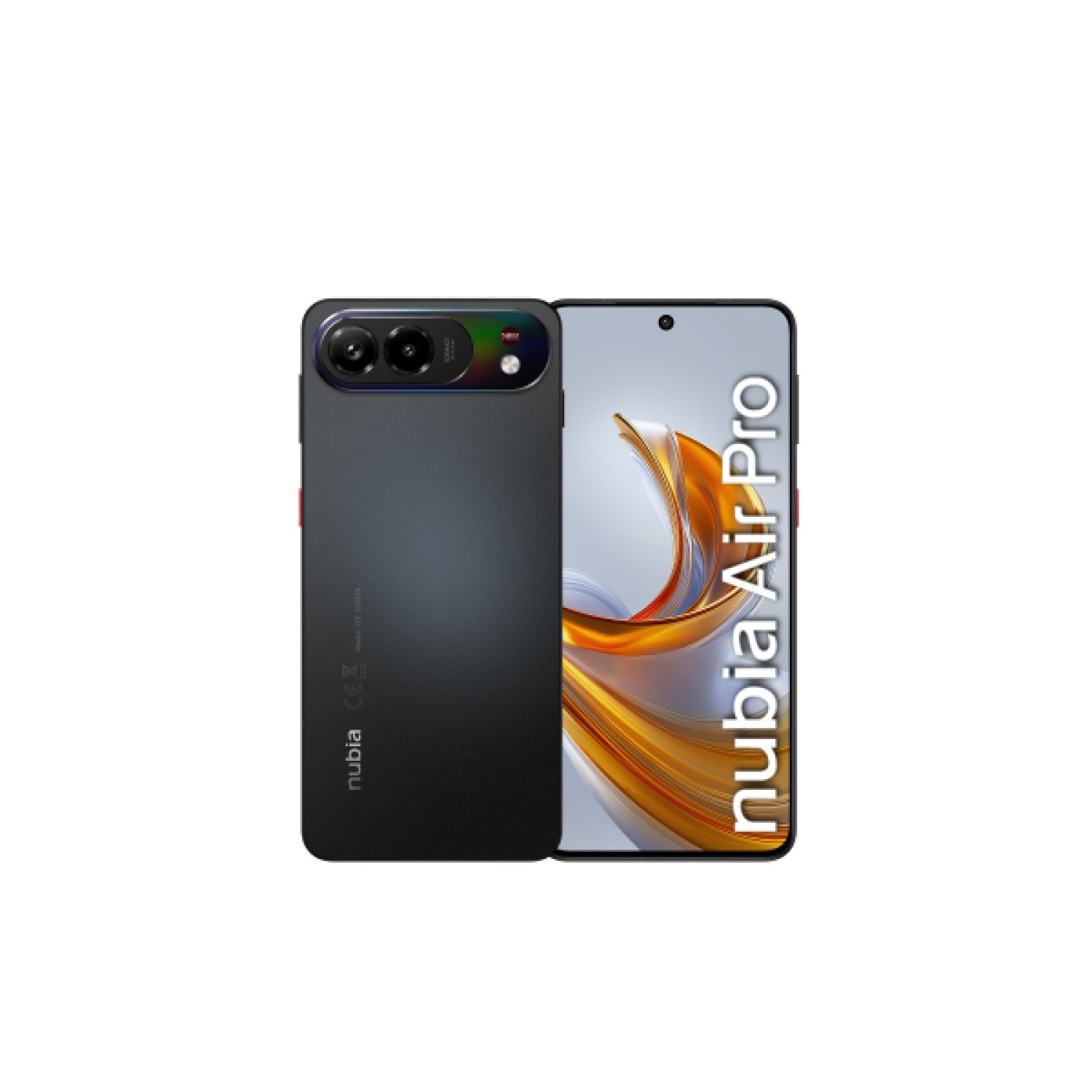 ZTE Nubia NBAIRPROBLK smartphones 17,2 cm (6.77") SIM doble Android 16.0 5G 8 GB 512 GB Negro