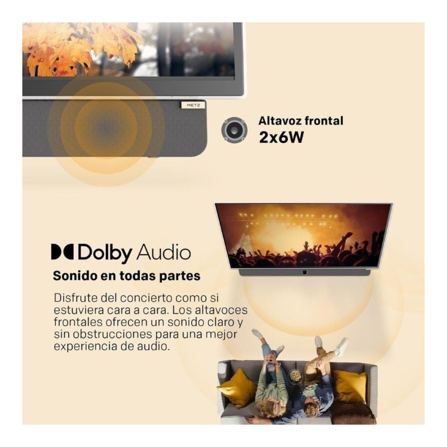 Televisor Portable Metz 24MPE7000Z 24"/ Full HD/ Smart TV/ WiFi