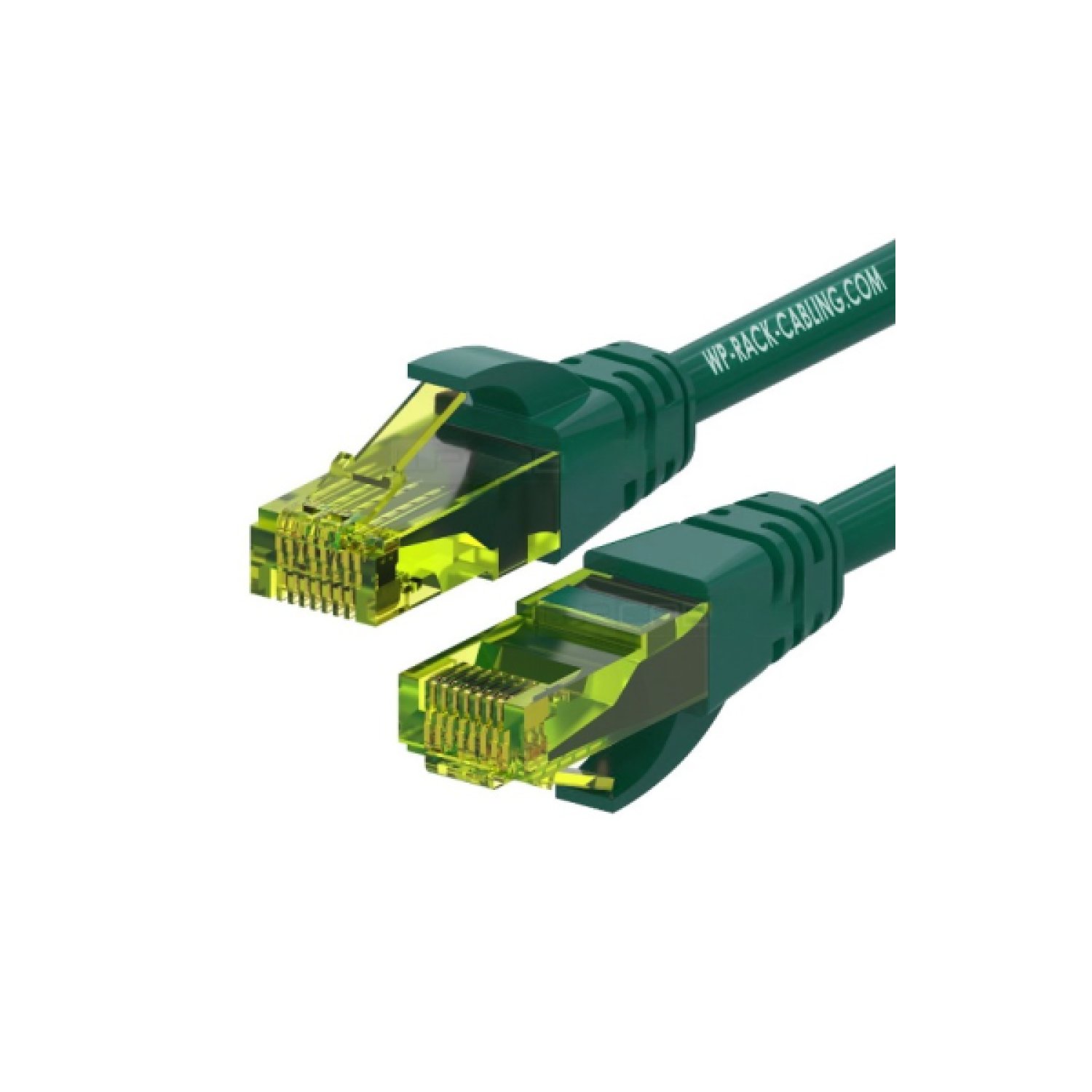 WP WPC-PAT-6AU010G cable de red Verde 1 m Cat6a U/UTP (UTP)