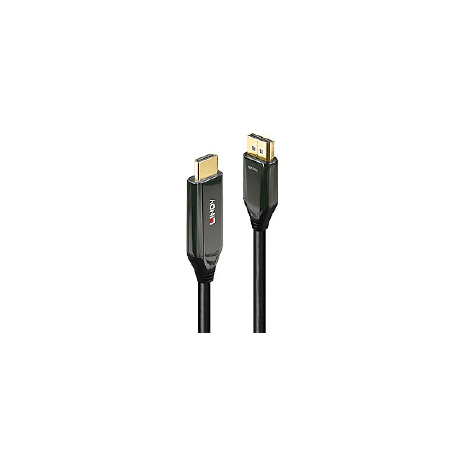 Lindy 40932 adaptador de cable de vídeo 3 m DisplayPort HDMI Negro