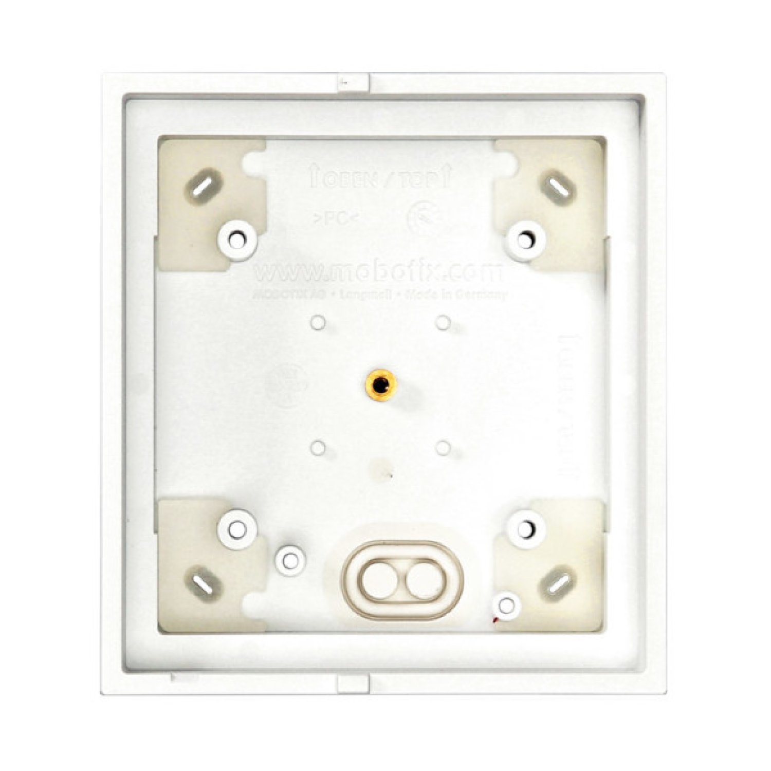 MOBOTIX SINGLE ON-WALL-HOUSING, WHITE  (P/N:MX-OPT-BOX-1-EXT-ON-PW)