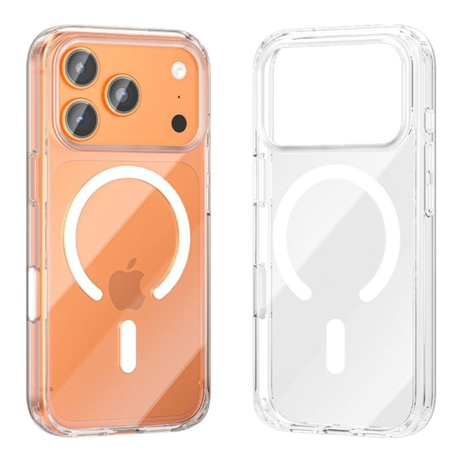 Funda Dura con Magsafe Vention Concise Impact KVBTCD-40/ Compatible con iPhone 17 Pro Max/ Transparente