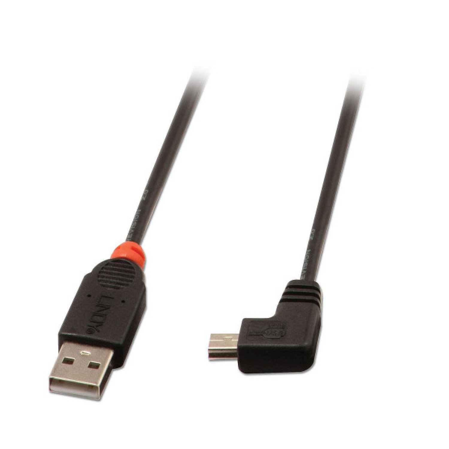 Lindy 31972 cable USB USB 2.0 2 m USB A Mini-USB B Negro