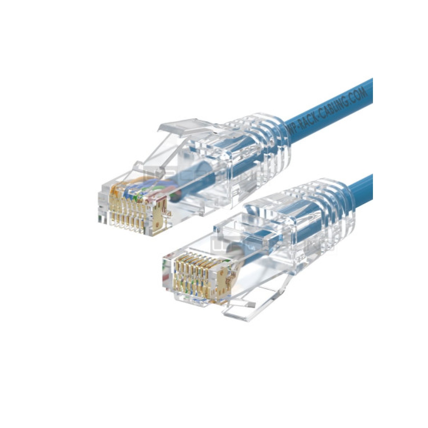 WP WPC-PAT-6AU002LB-S cable de red Azul 0,2 m Cat6a U/UTP (UTP)
