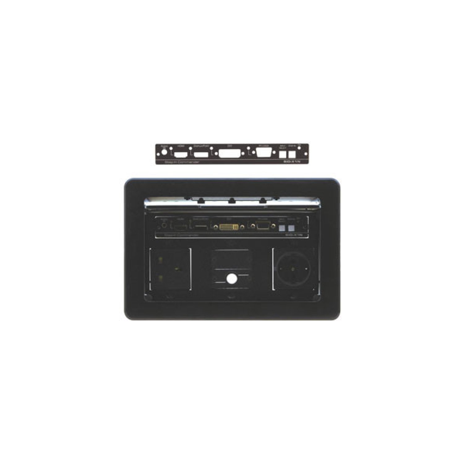 KRAMER EMBELLECEDOR EN NEGRO PARA MONTAJE EN TBUS DEL SID-X2N (SID-X2NBP)