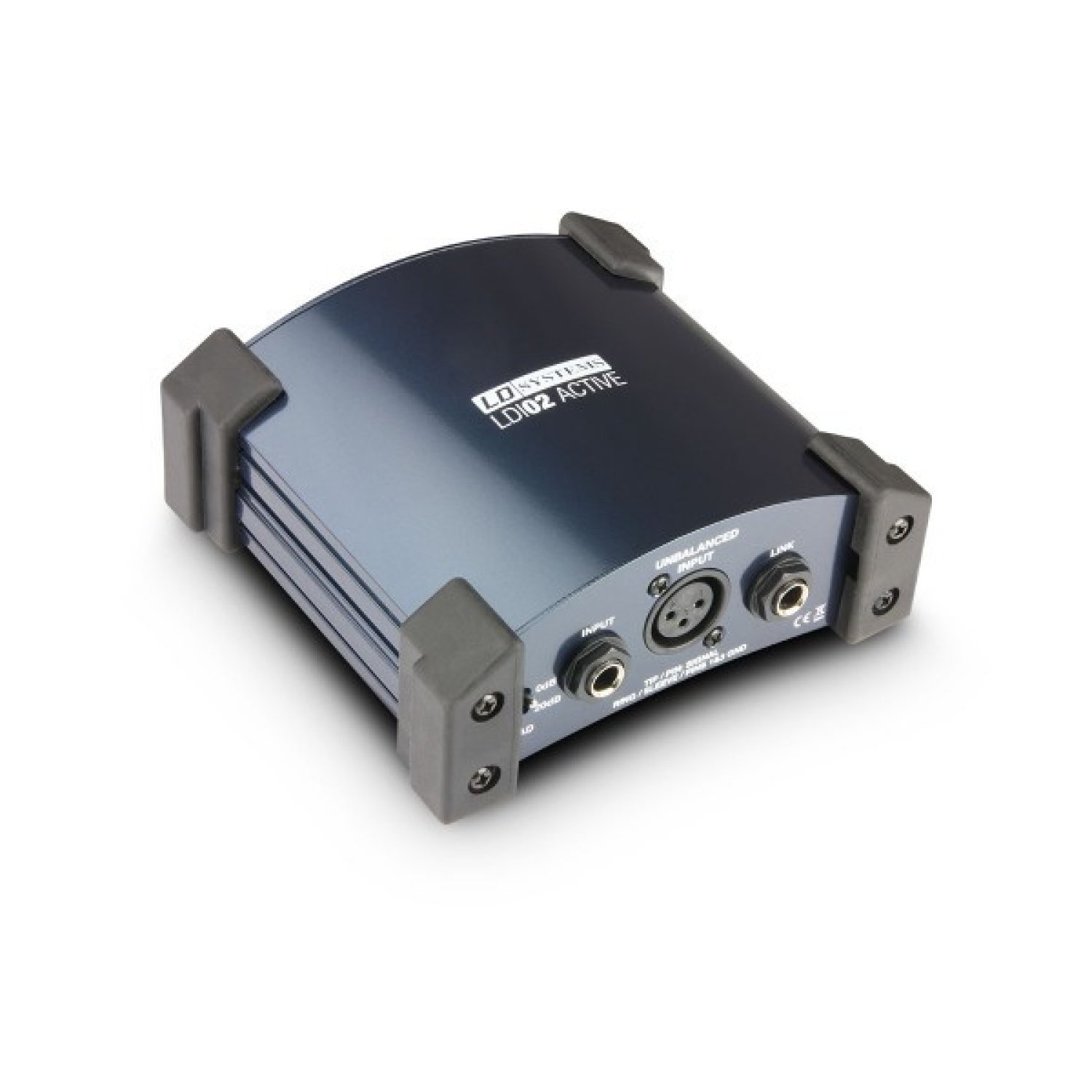 LD Systems LDI02 caja directa Caja de inyección activa Negro, Azul