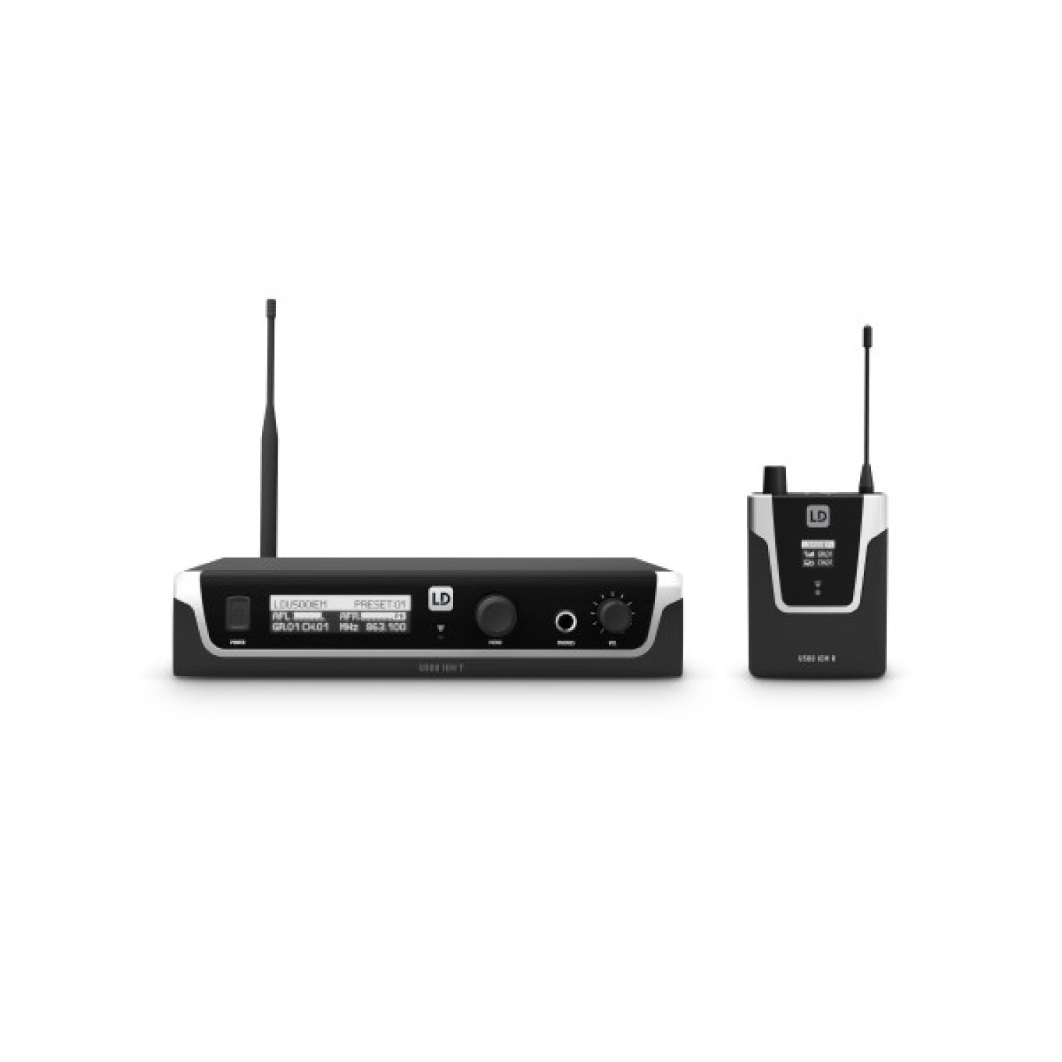 LD Systems U508 IEM 863 - 865 MHz Negro
