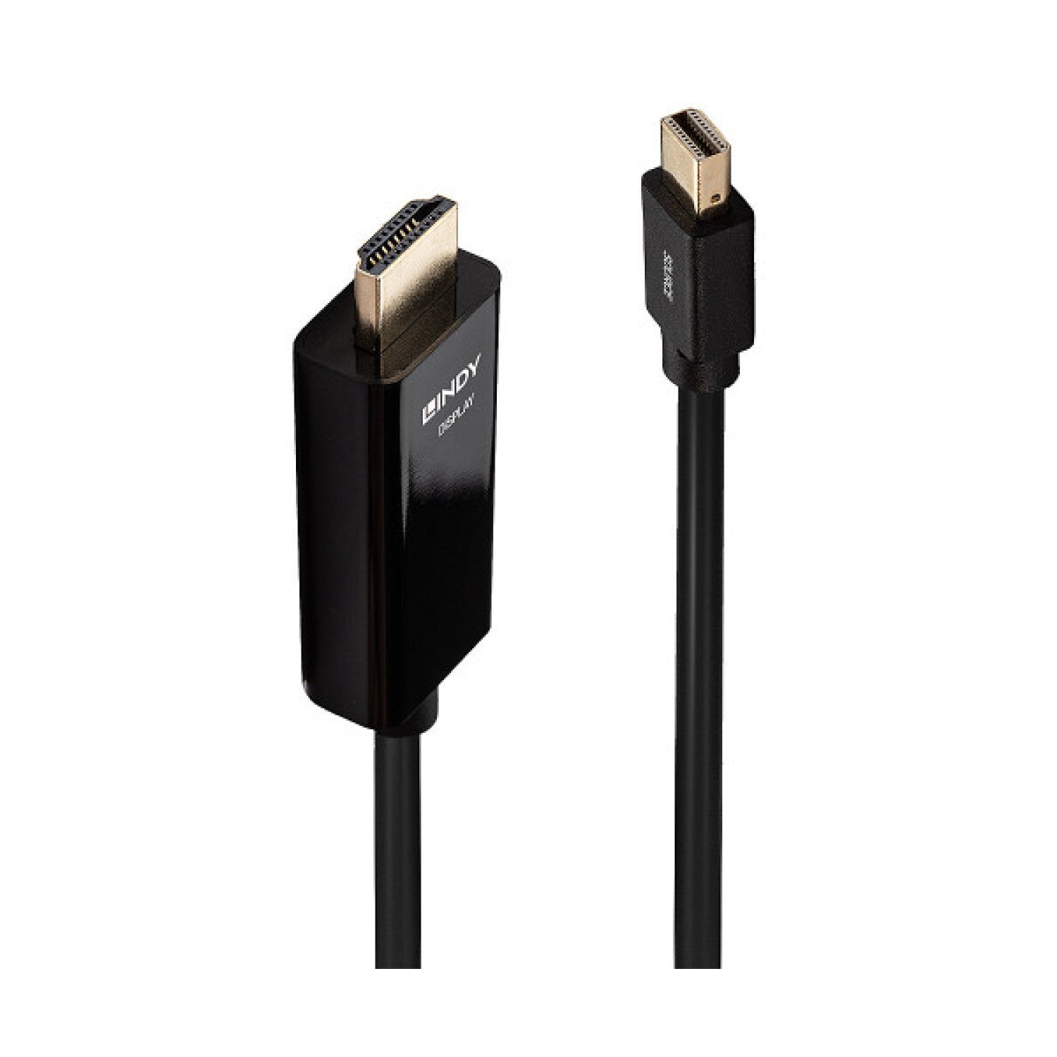 Lindy 36927 adaptador de cable de vídeo DisplayPort HDMI tipo A (Estándar) Negro