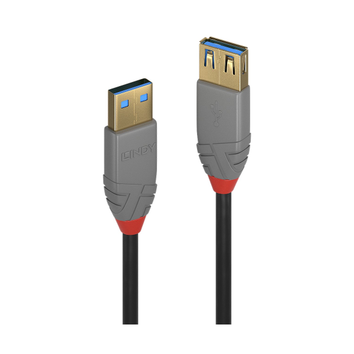 Lindy 36760 cable USB USB 3.2 Gen 1 (3.1 Gen 1) 0,5 m USB A Negro