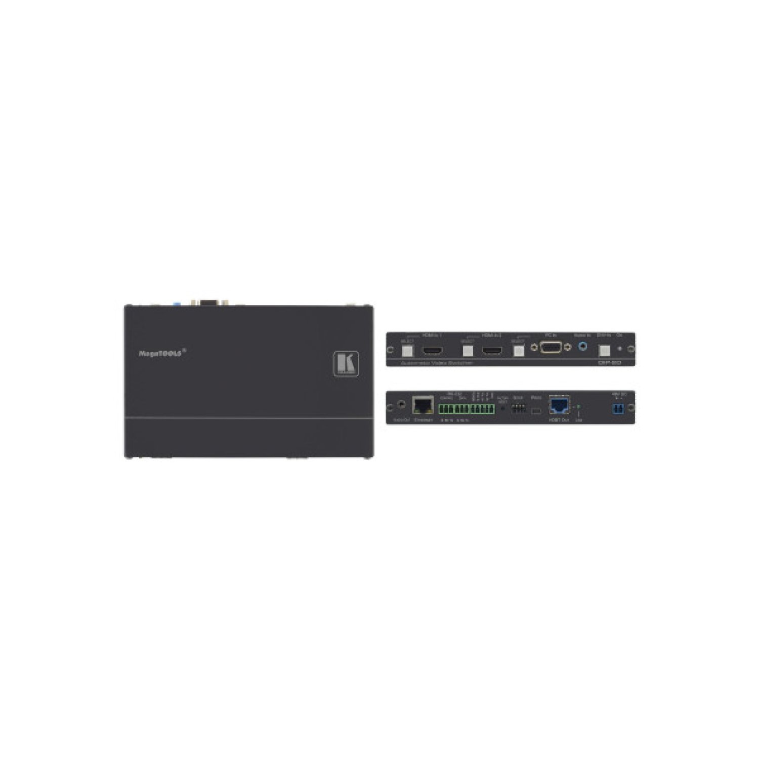 Kramer Electronics DIP-20 extensor audio/video Transmisor de señales AV Negro