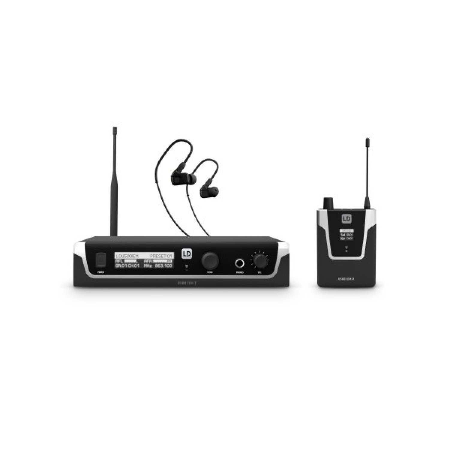 LD SYSTEMS SOUND SERIE U500IEM (LDU506IEMHP) IN-EAR MONITORI
