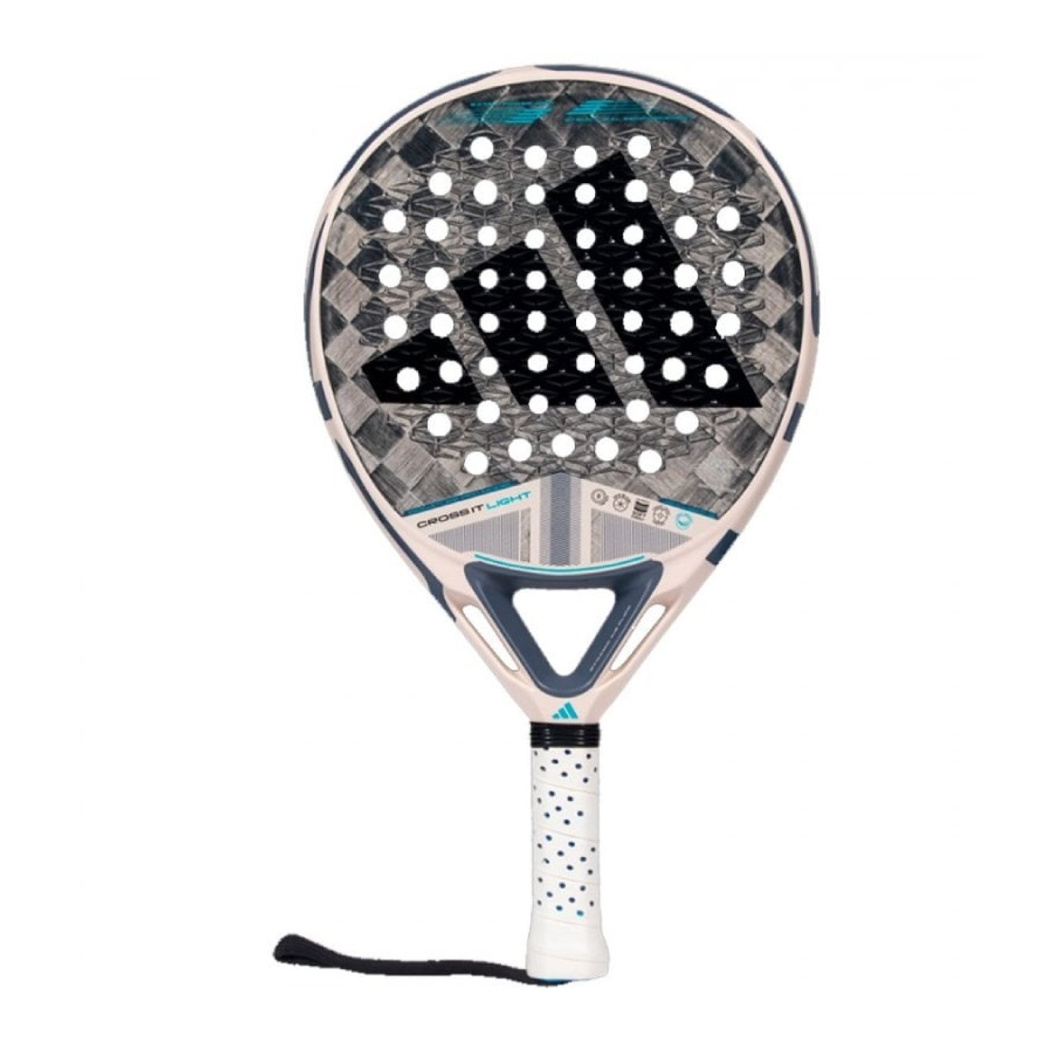 Pala de Pádel Adidas Cross It Light 3.4 2025 (Marta Ortega)/ Negra y Blanca