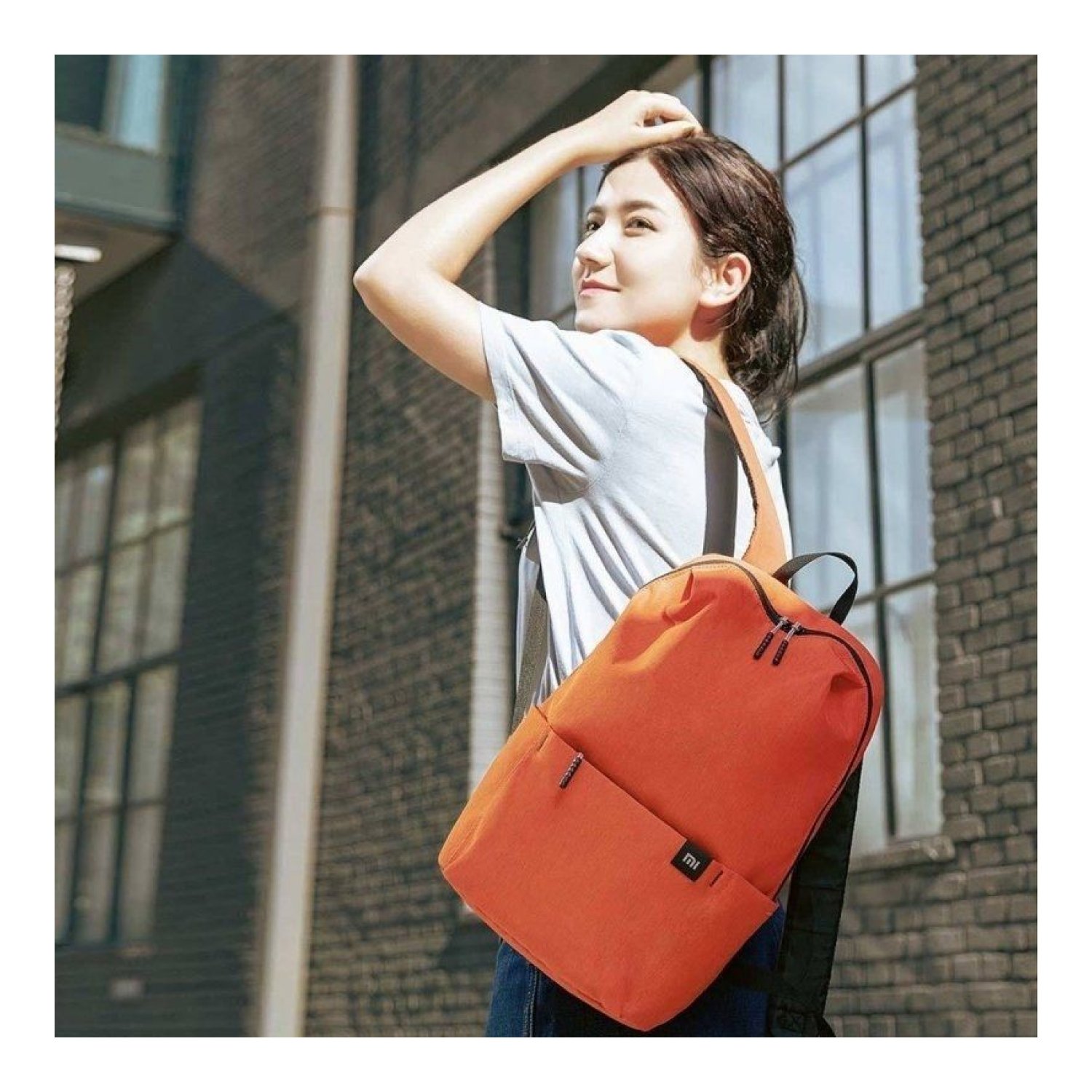 Mochila Xiaomi Mi Casual Daypack/ Capacidad 10L/ Naranja