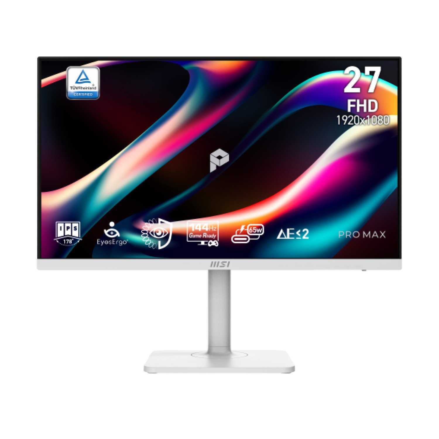MSI Pro MAX 271PHW E14 pantalla para PC 68,6 cm (27") 1920 x 1080 Pixeles Full HD Blanco