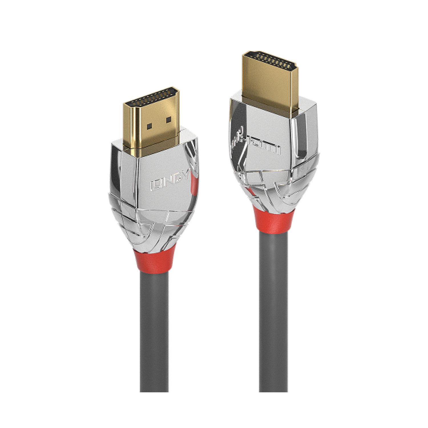 Lindy 37872 cable HDMI 2 m HDMI tipo A (Estándar) Gris, Plata
