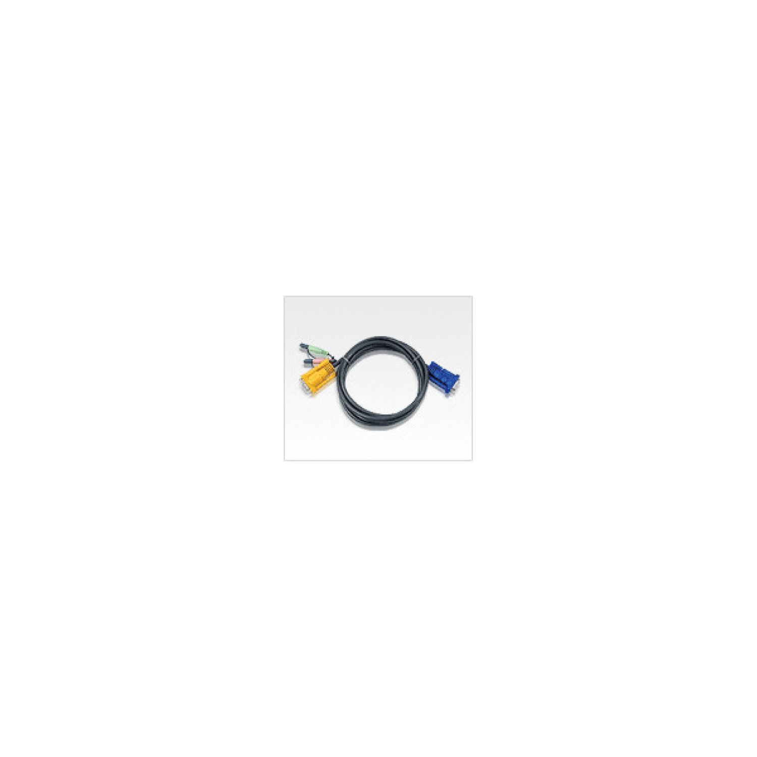 Aten 2L5203A cable para video, teclado y ratón (kvm) 3 m Negro