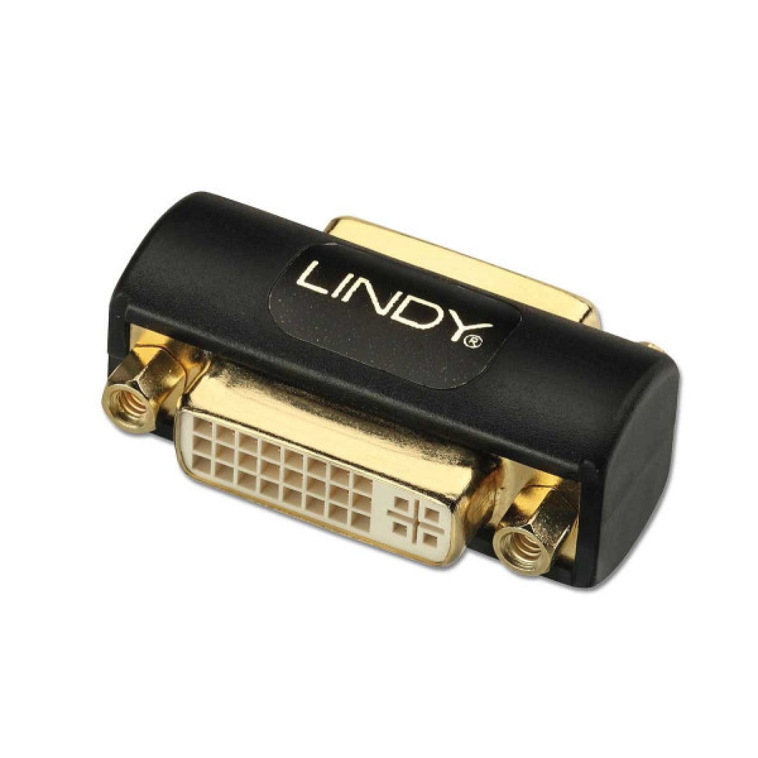 Lindy 41233 cambiador de género para cable DVI Negro