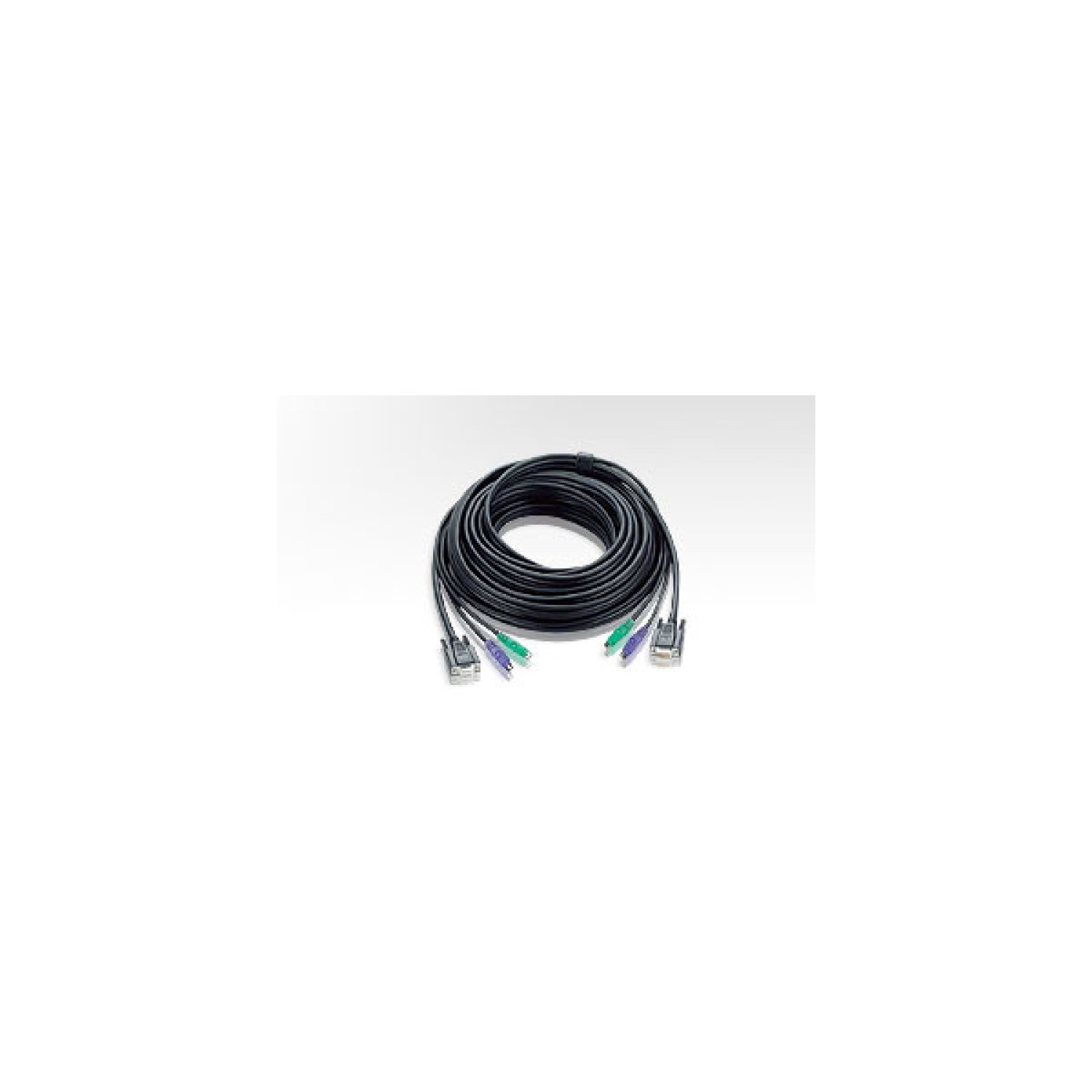 Aten KVM 5m cable cable para video, teclado y ratón (kvm) Negro 10 m