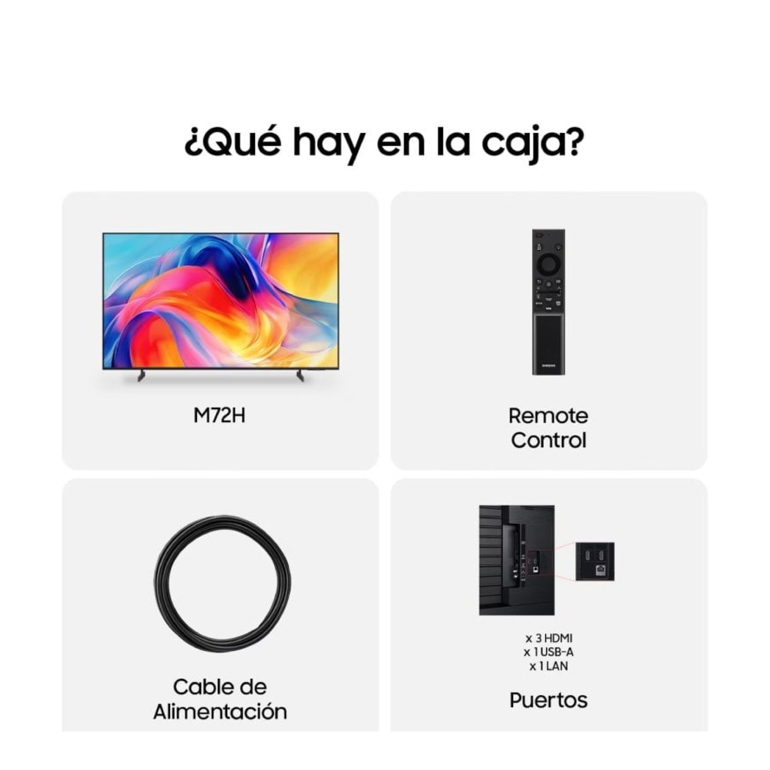 Televisor Samsung TU55M72HAU 55"/ Ultra HD 4K/ Smart TV/ WiFi