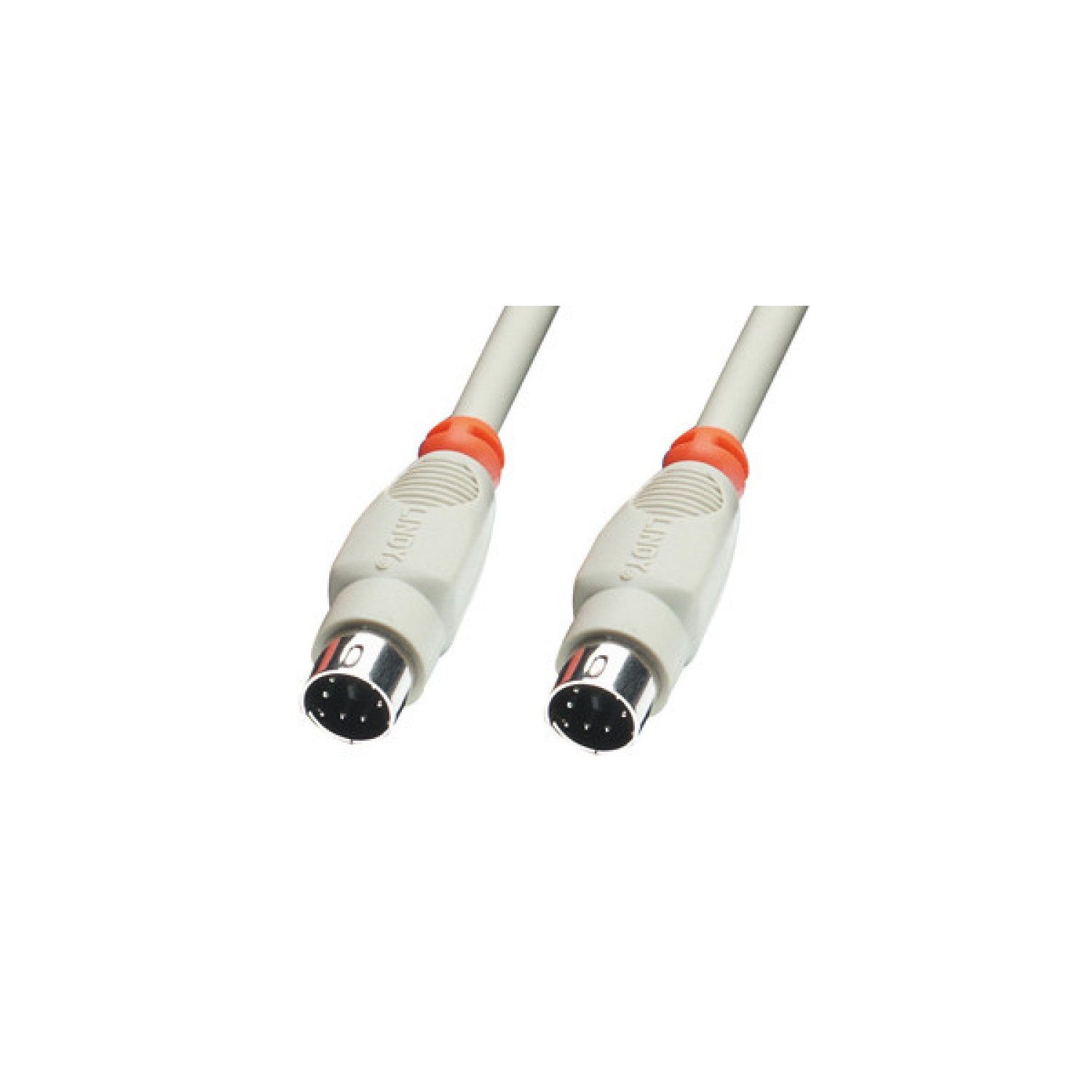 Lindy PS/2 1.0m cable ps/2 1 m Gris
