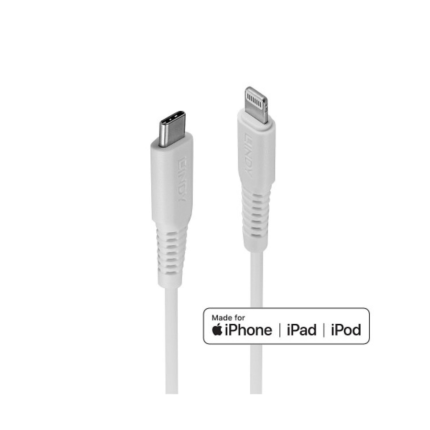 Lindy 31318 cable de conector Lightning 3 m Blanco