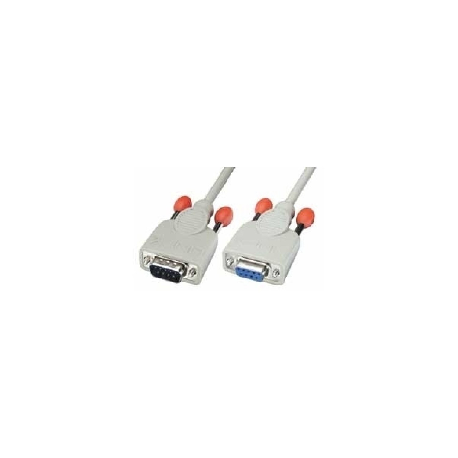 Lindy Sub D-9/Sub D-9 cable de serie Gris 20 m