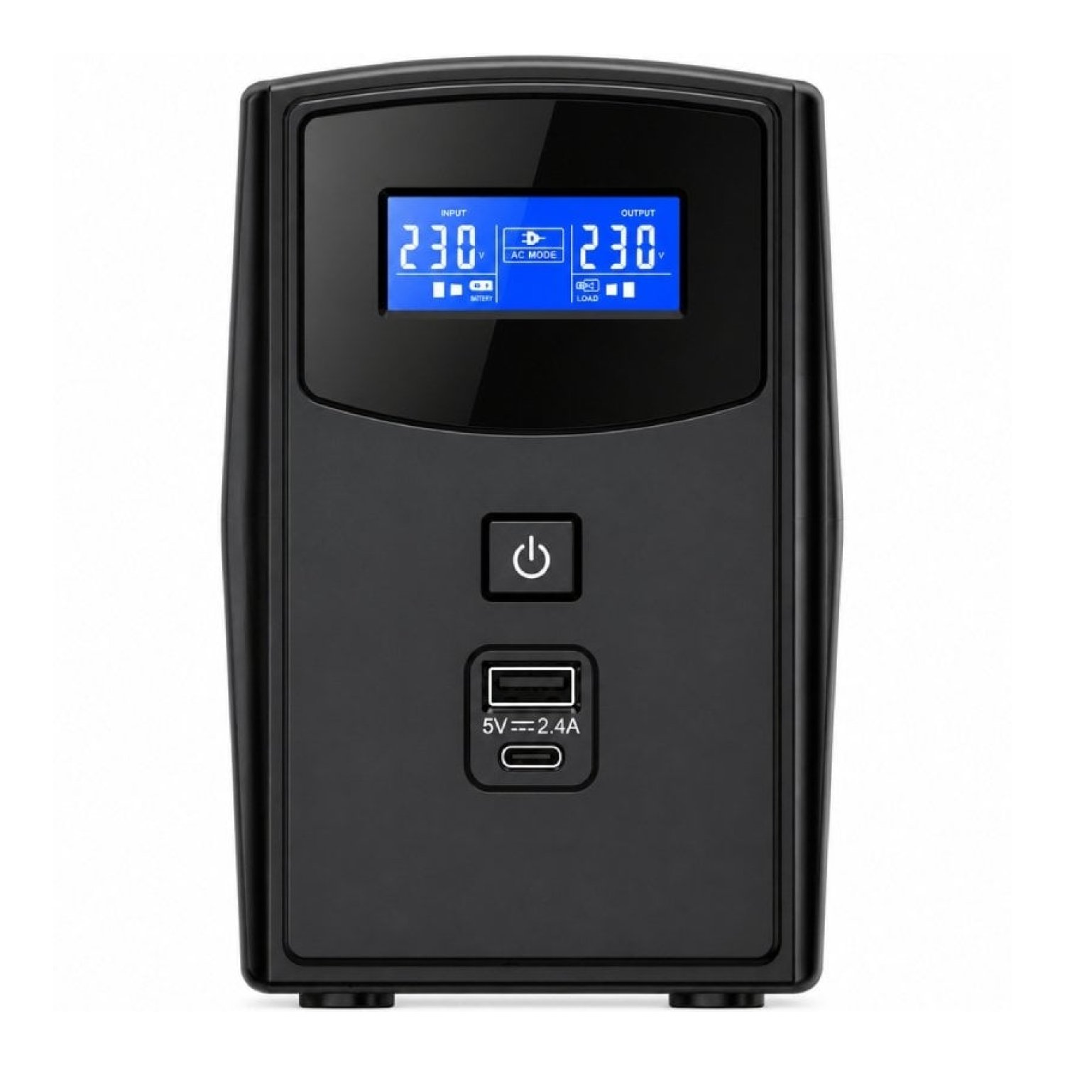 SAI Línea Interactiva Phasak SIRIUS 800 VA Interactive/ 800VA-480W/ 2 Salidas/ Formato Torre