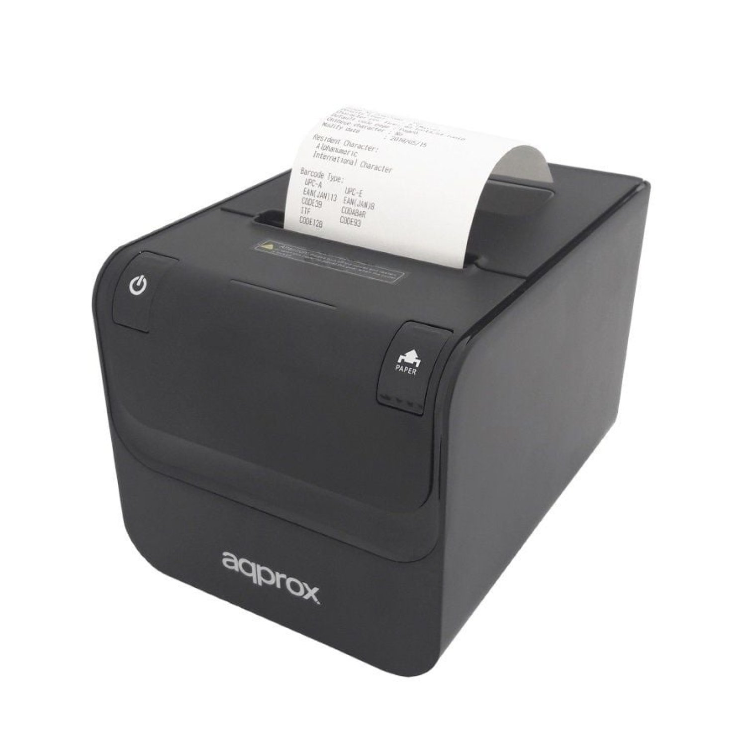 Impresora de Tickets Approx appPOS80AMUSE/ Térmica/ Ancho papel 80mm/ USB-RS232-Ethernet/ Negra