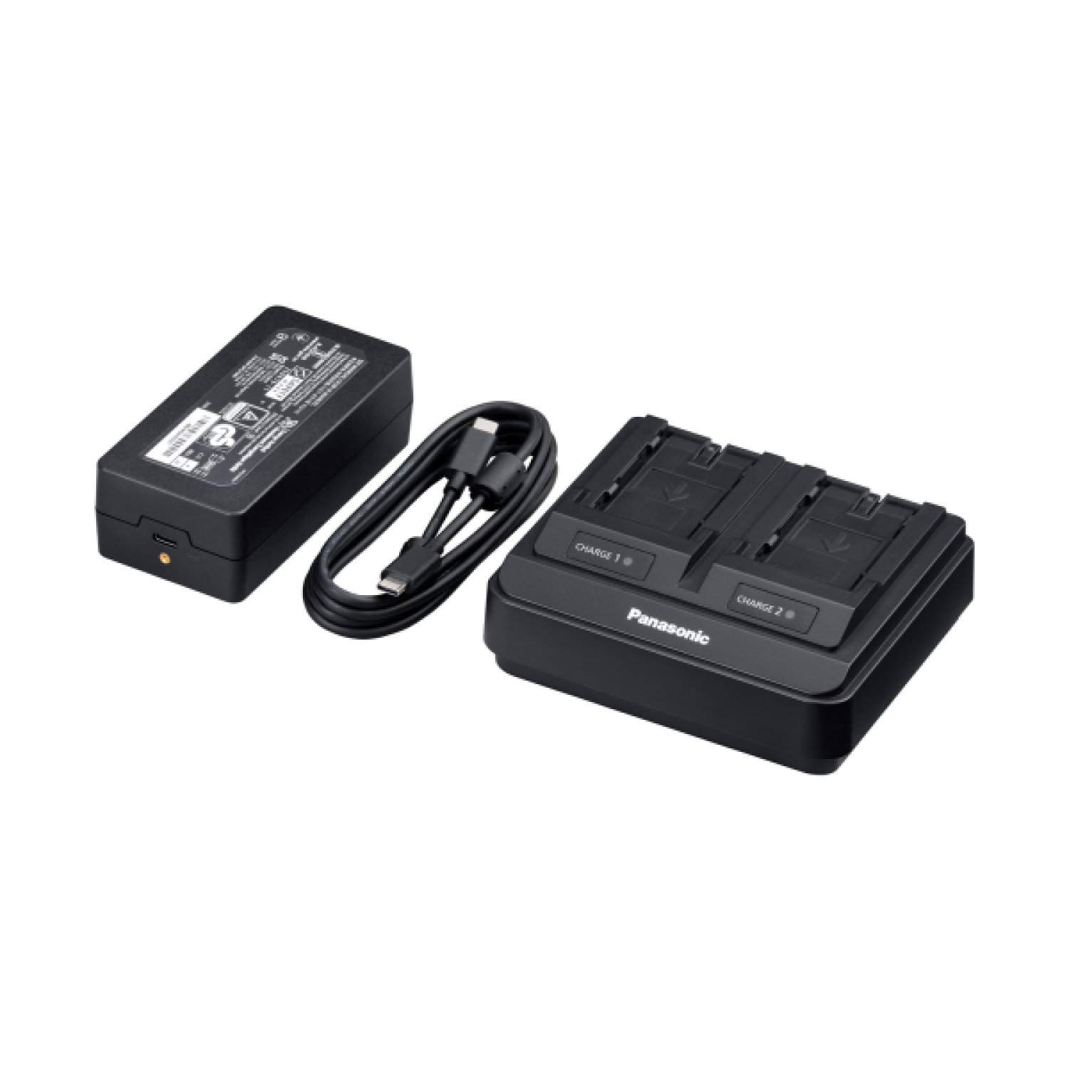 PANASONIC BATTERIES AND CHARGERS PANASONIC AG-BRD70E DUAL BATTERY CHARGER FOR THE AG-VBR SERIES OF BATTERIES (AG-BRD70E)