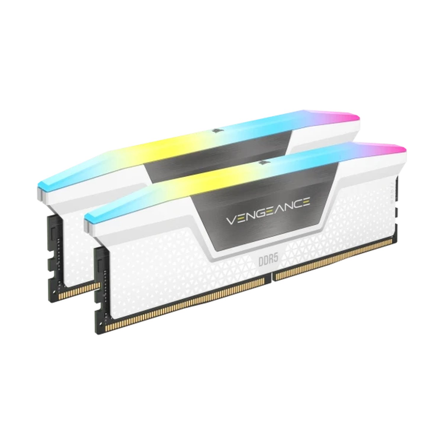 MEMORIA CORSAIR DDR5 32GB 2X16GB PC6000 VENGEANCE RGB BLANCA CMH32GX5M2E6000C36W