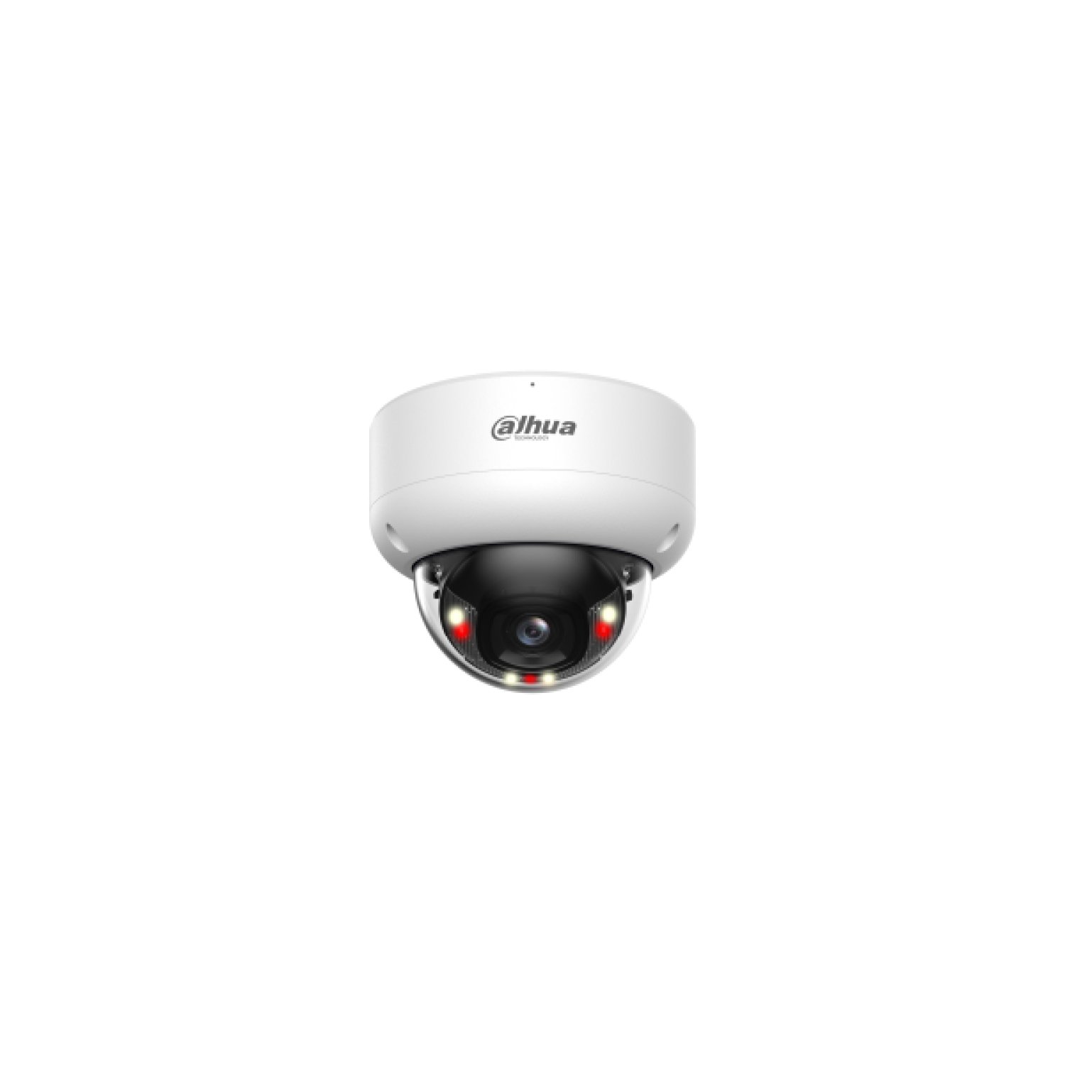 (DH-IPC-HDBW3449EP-AS-IL-0280B) DAHUA CAMARA IP MINI DOMO ANTIVANDALICO SERIE 3, 4MP, IR 40M, IP67, IK10, POE, SMART DUAL LIGHT, XINGHAN, ACUPICK, MICROFONO INCORPORADO, FIJA 2.8MM