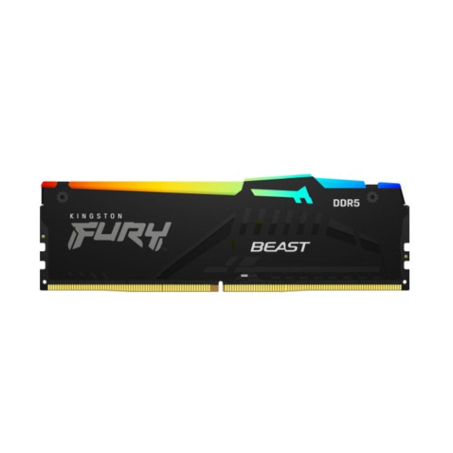 MEMORIA KINGSTON FURY BEAST RGB DDR5 16GB KIT2 5200MT/S  CL4