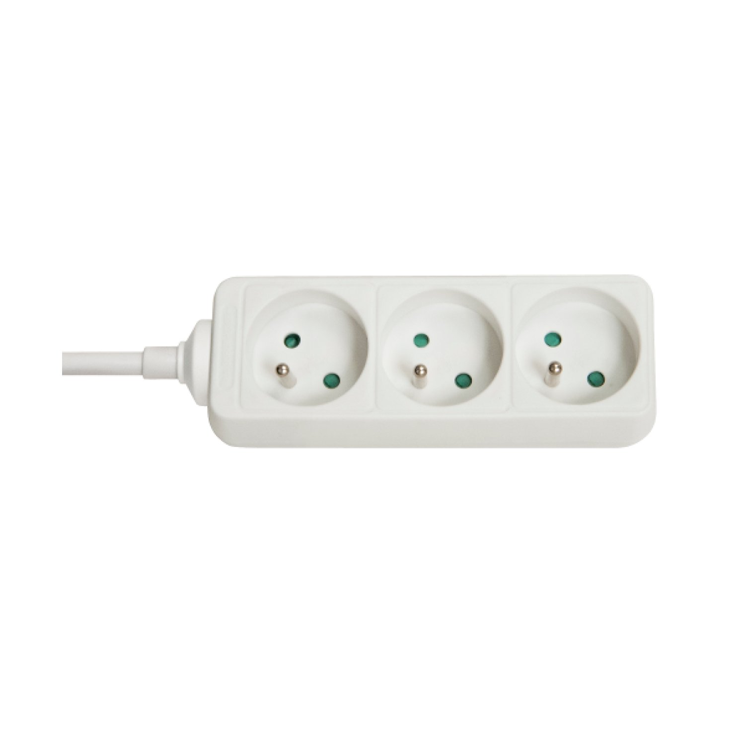 Lindy 73120 base múltiple 3 salidas AC Interior Blanco