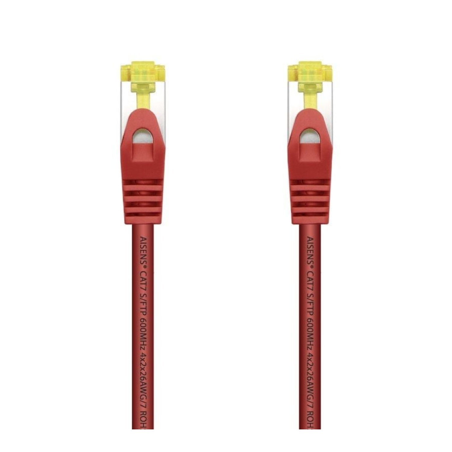 Cable de Red RJ45 SFTP Aisens A146-0468 Cat.7/ 25cm/ Rojo