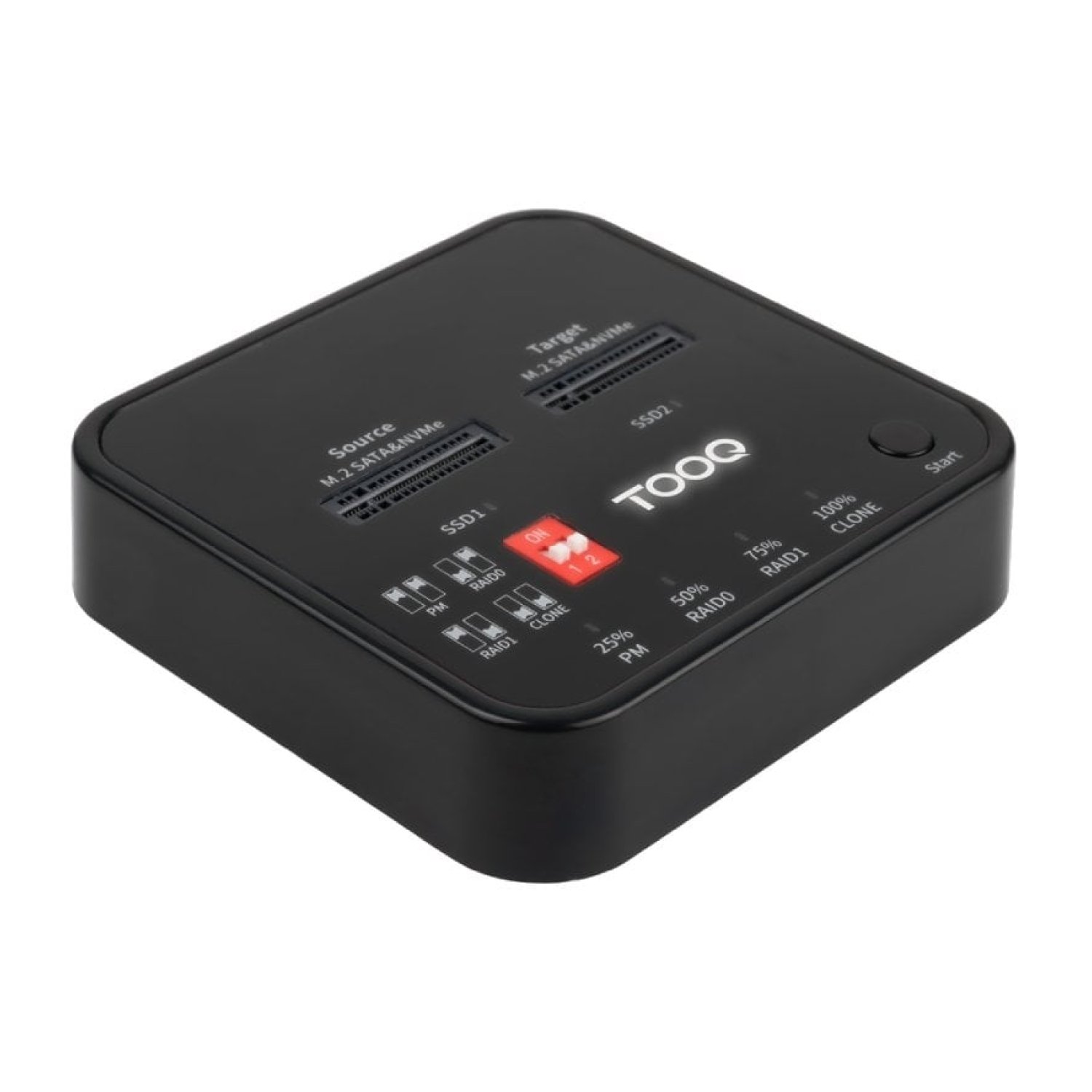 Docking Station para SSD M2 SATA/NVMe TooQ TQDS-201B