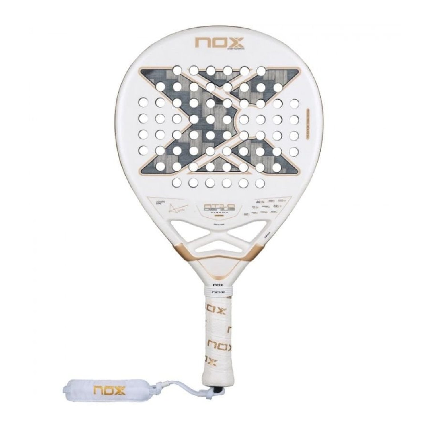 Pala de Pádel NoxSport AT10 Genius 12K Alum Xtreme 2026 (Agustin Tapia)