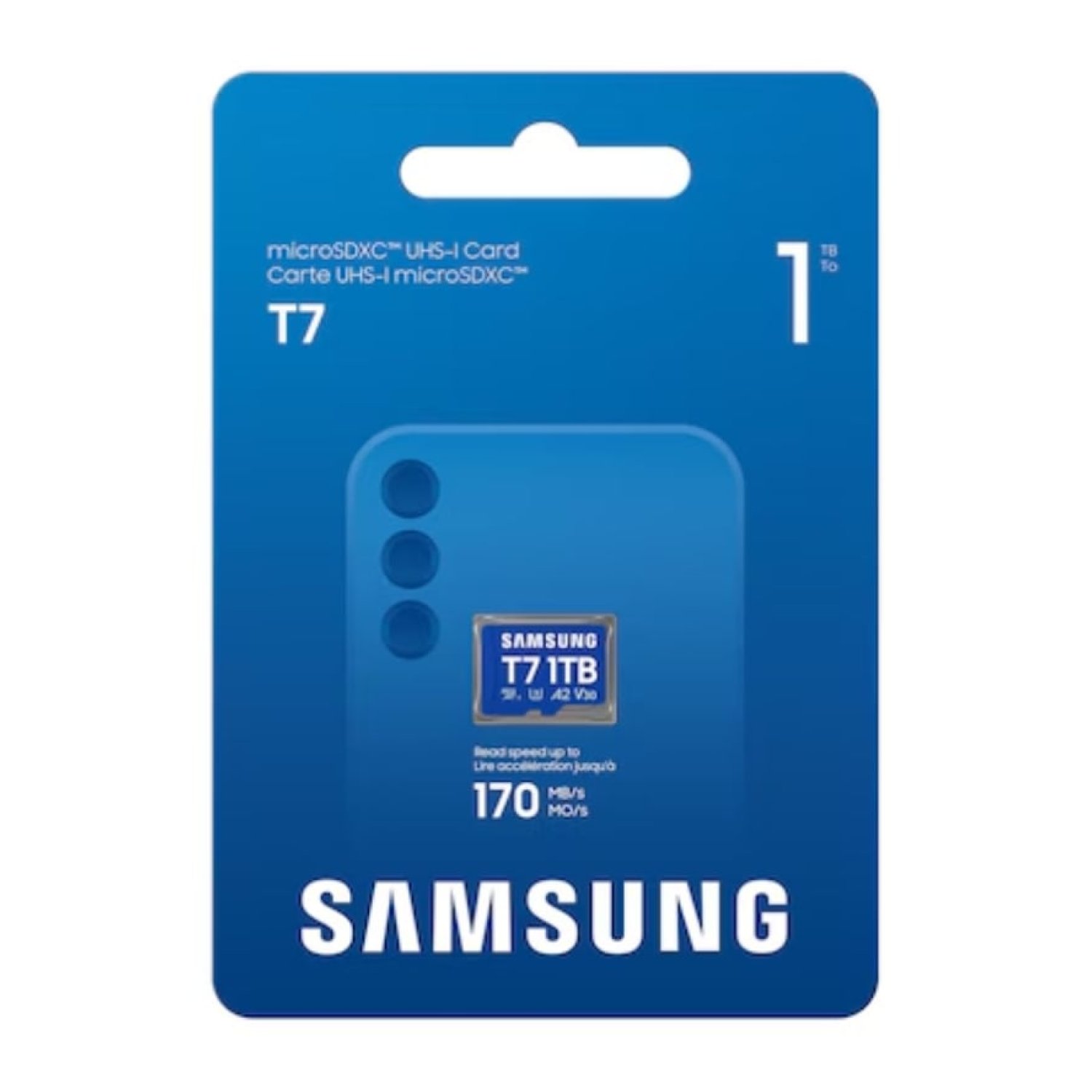 Tarjeta de Memoria Samsung P7 1TB microSD XC/ Clase 10/ 170MBs
