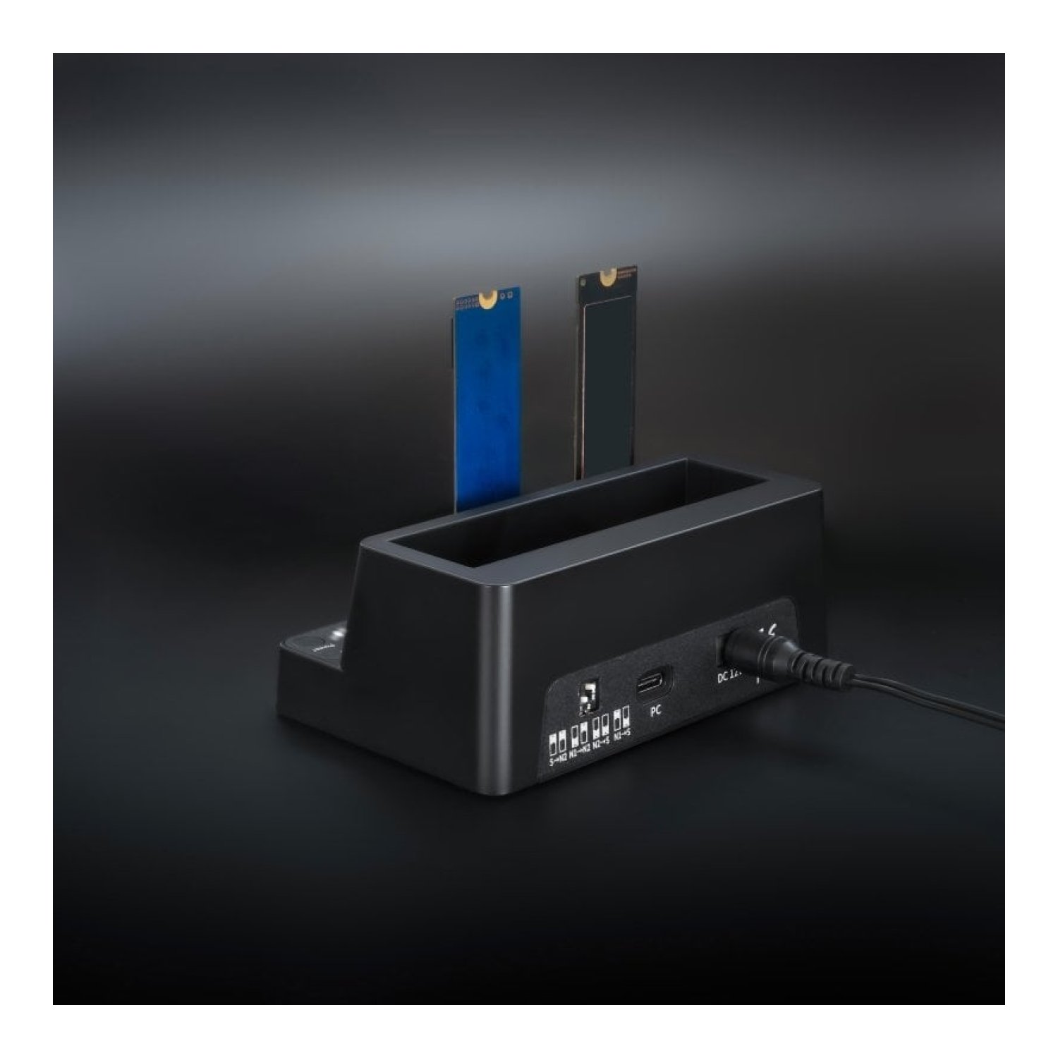 Docking Station para SSD M2 SATA/NVMe TooQ TQDS-502B