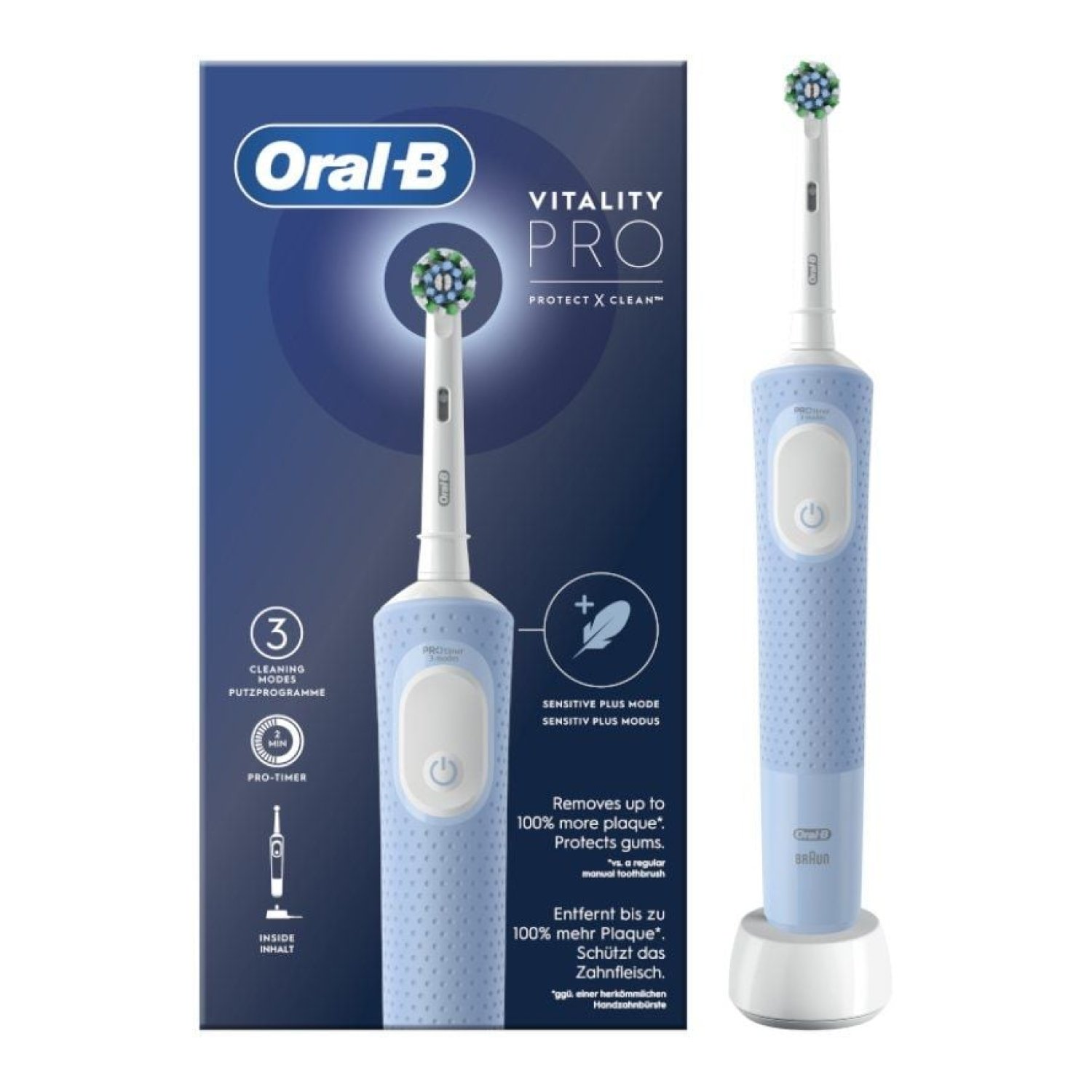 Cepillo Dental Oral-B Vitality Pro/ Azul