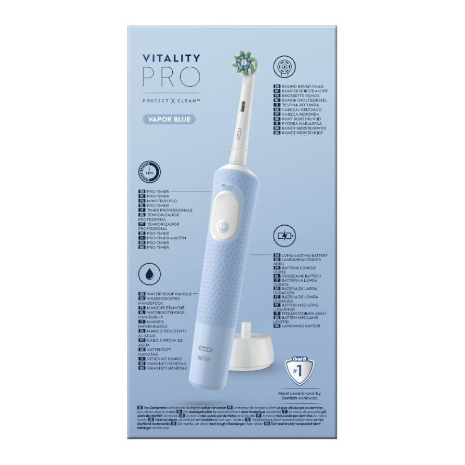 Cepillo Dental Oral-B Vitality Pro/ Azul
