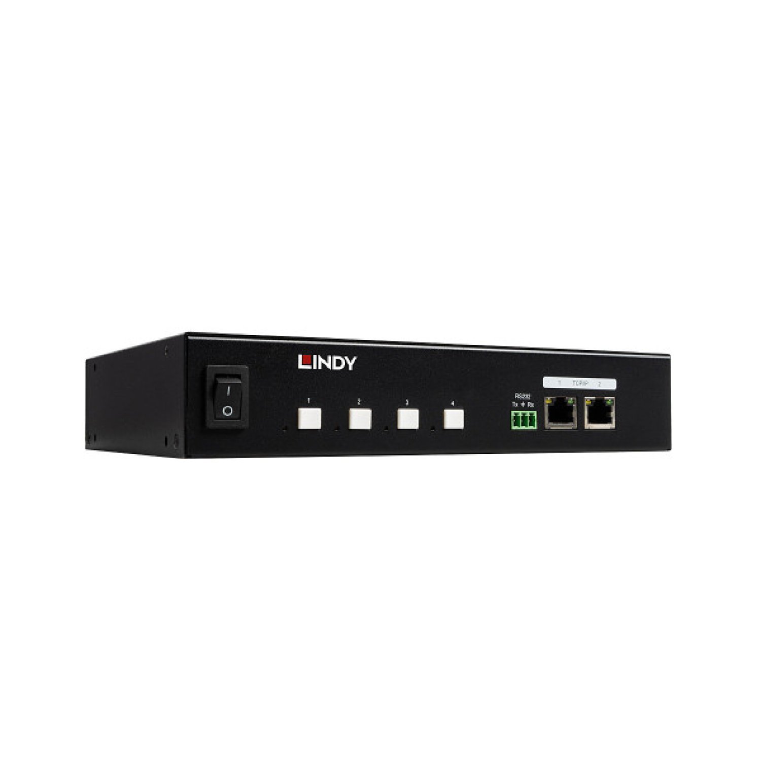 Lindy 32622 unidad de distribución de energía (PDU) 4 salidas AC 1U Negro