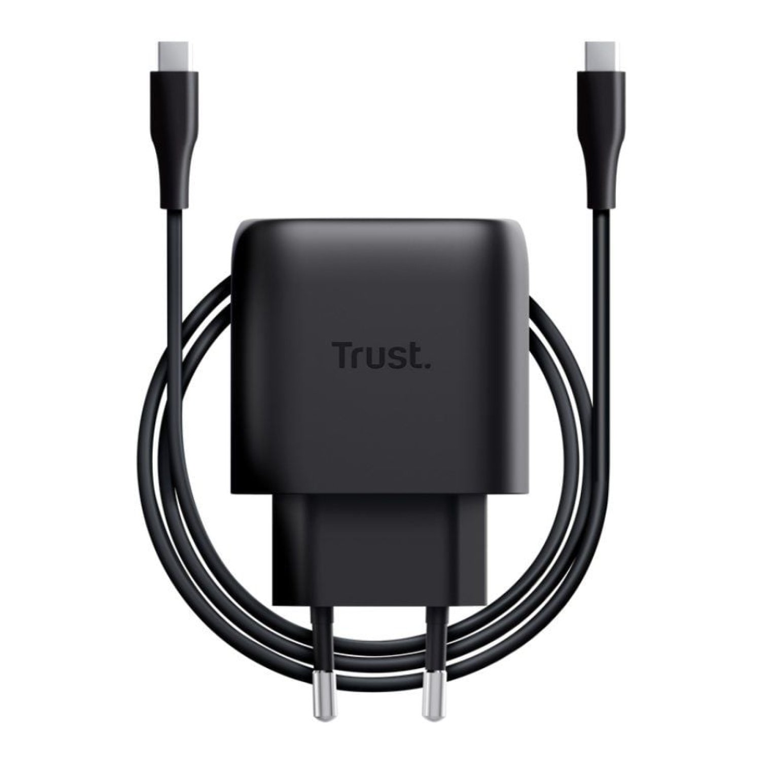 Cargador de Pared GaN Trust Maxo 45W Compatible con Samsung/ 1xUSB Tipo-C/ Incluye Cable USB Tipo-C/ 45W