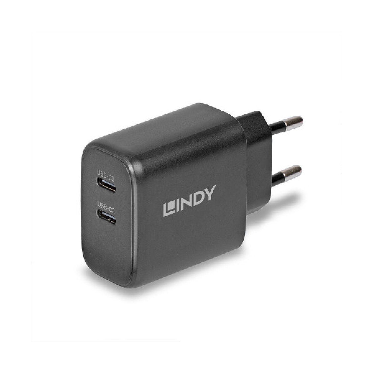 Lindy 73438 cargador de dispositivo móvil Universal Negro Corriente alterna Carga rápida Interior