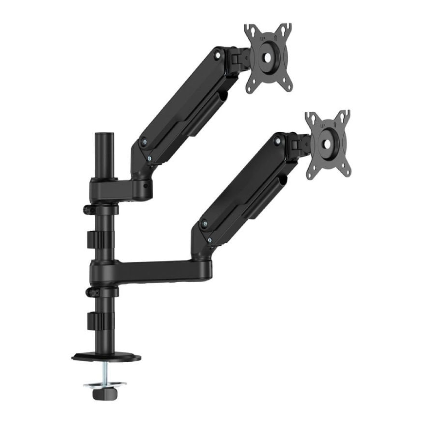 Soporte de Mesa con Contrapeso para 2 Monitores Aisens DT32TSR-453/ Giratorio/ Inclinable/ hasta 9kg