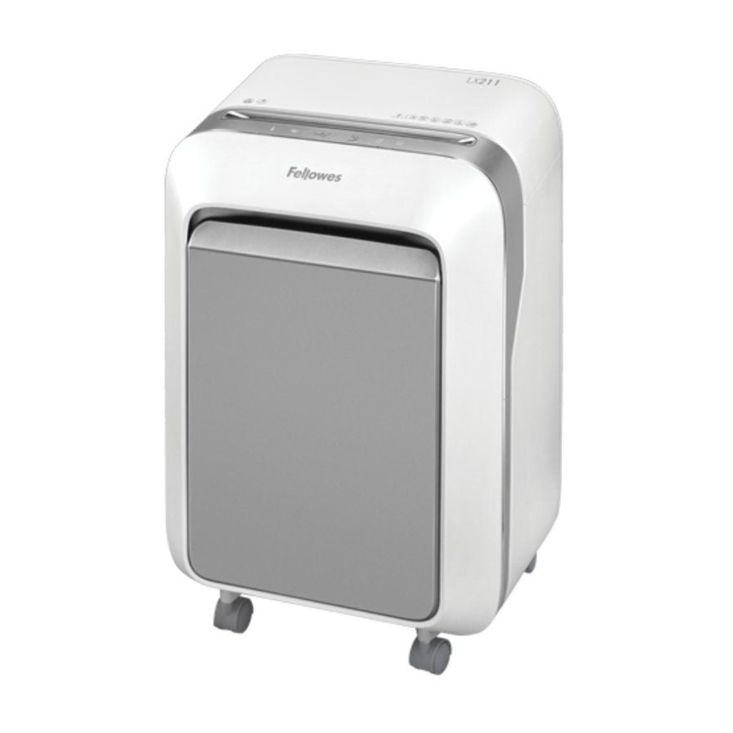 Destructora Fellowes LX211/ Microcorte de 2 x 12mm/ Blanca