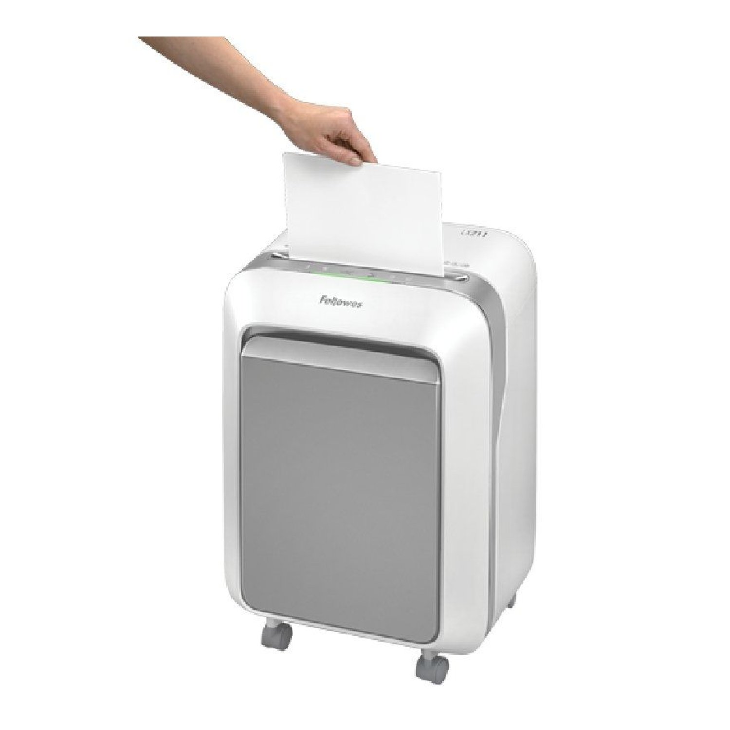 Destructora Fellowes LX211/ Microcorte de 2 x 12mm/ Blanca