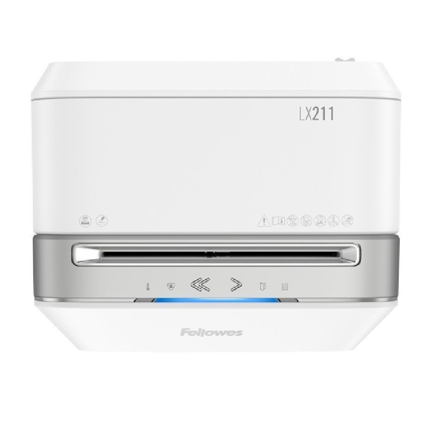 Destructora Fellowes LX211/ Microcorte de 2 x 12mm/ Blanca