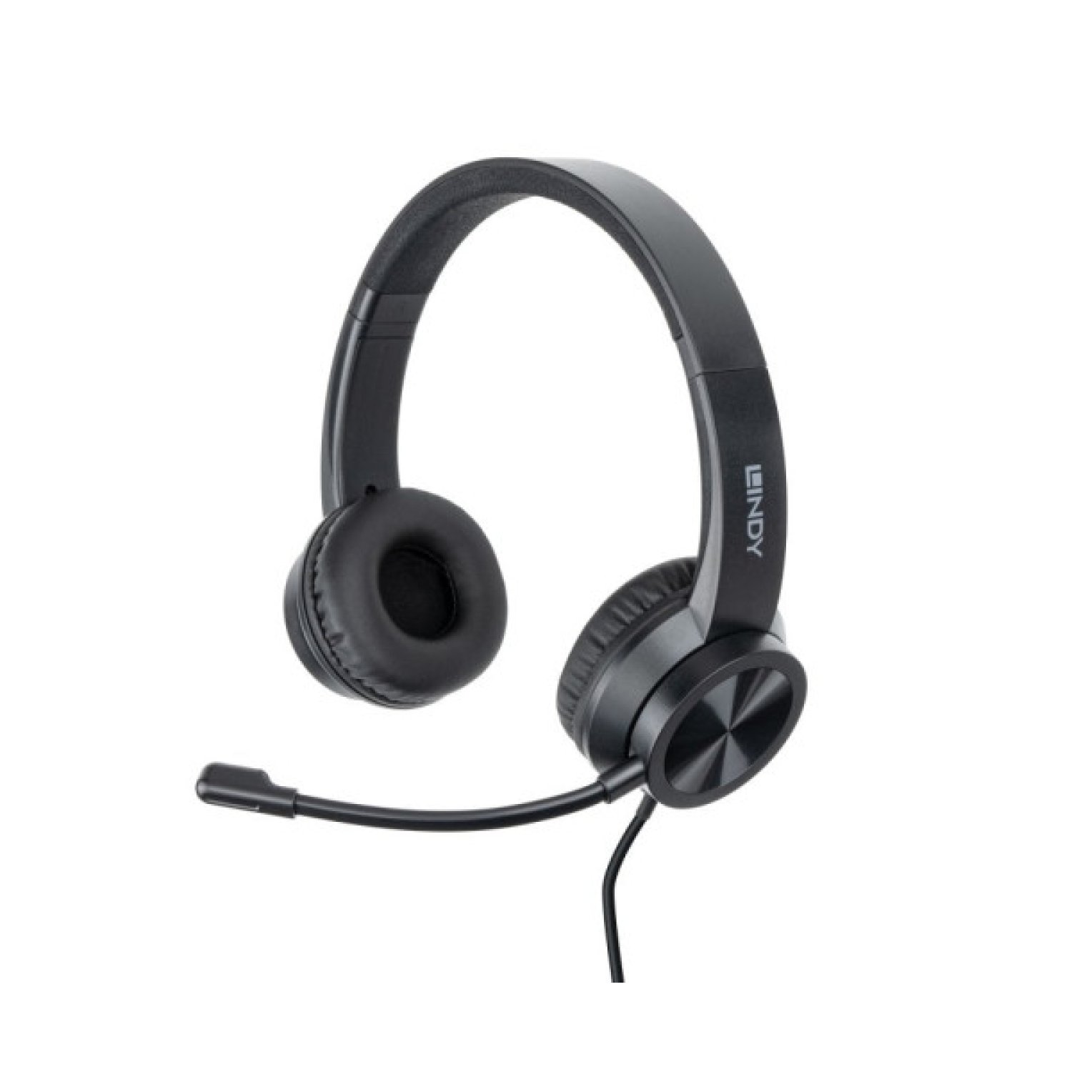 Lindy 20439 auricular y casco Auriculares Alámbrico Diadema Oficina/Centro de llamadas USB Tipo C Negro