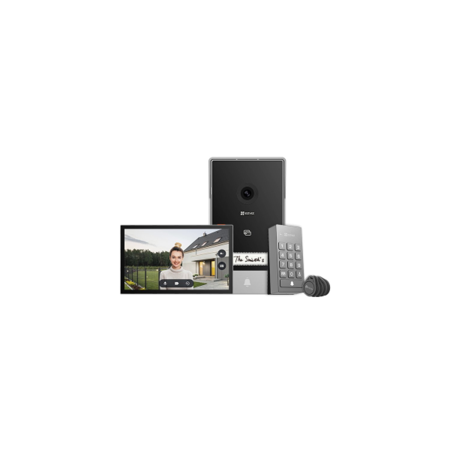 EZVIZ TP7 sistema de intercomunicación de video 17,8 cm (7") Negro, Gris