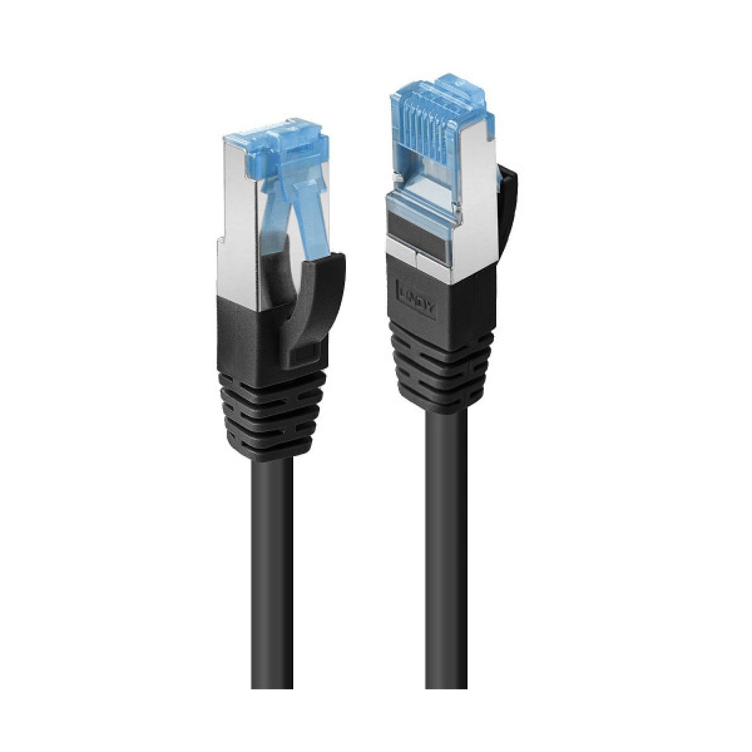 Lindy 47177 cable de red Negro 1 m Cat6a S/FTP (S-STP)